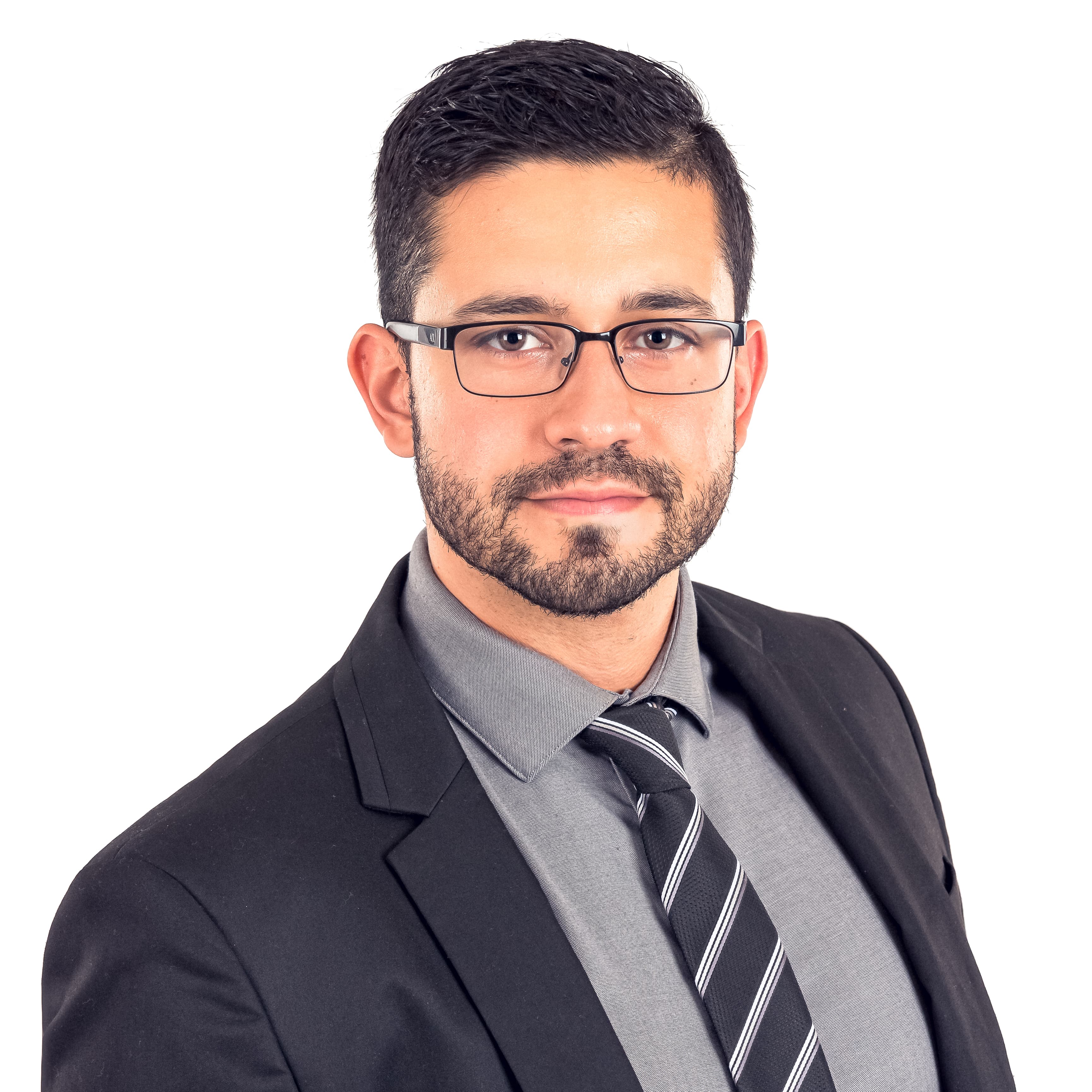 Corporate headshot Edinburgh — professional in dark suit