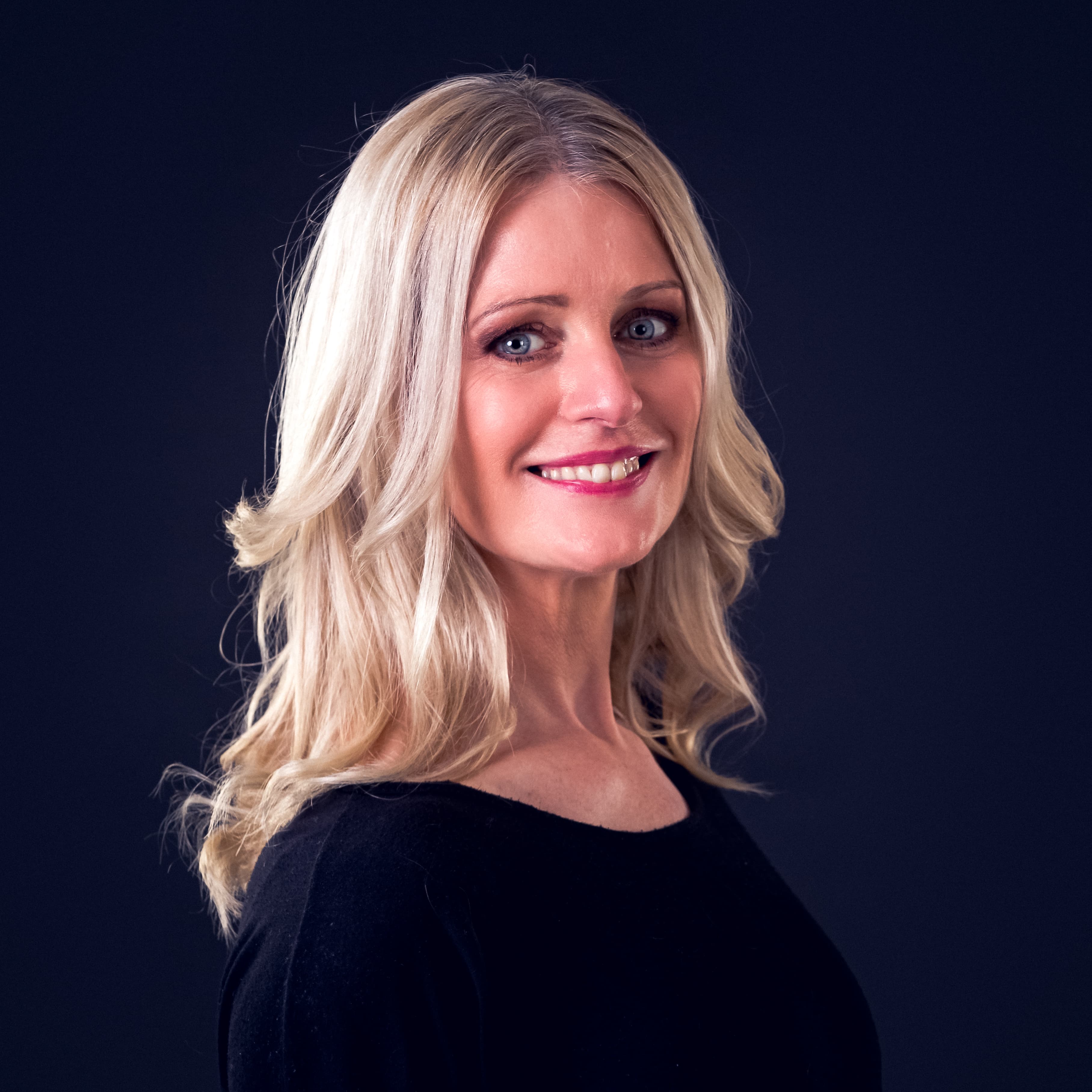 Female corporate headshot Edinburgh studio