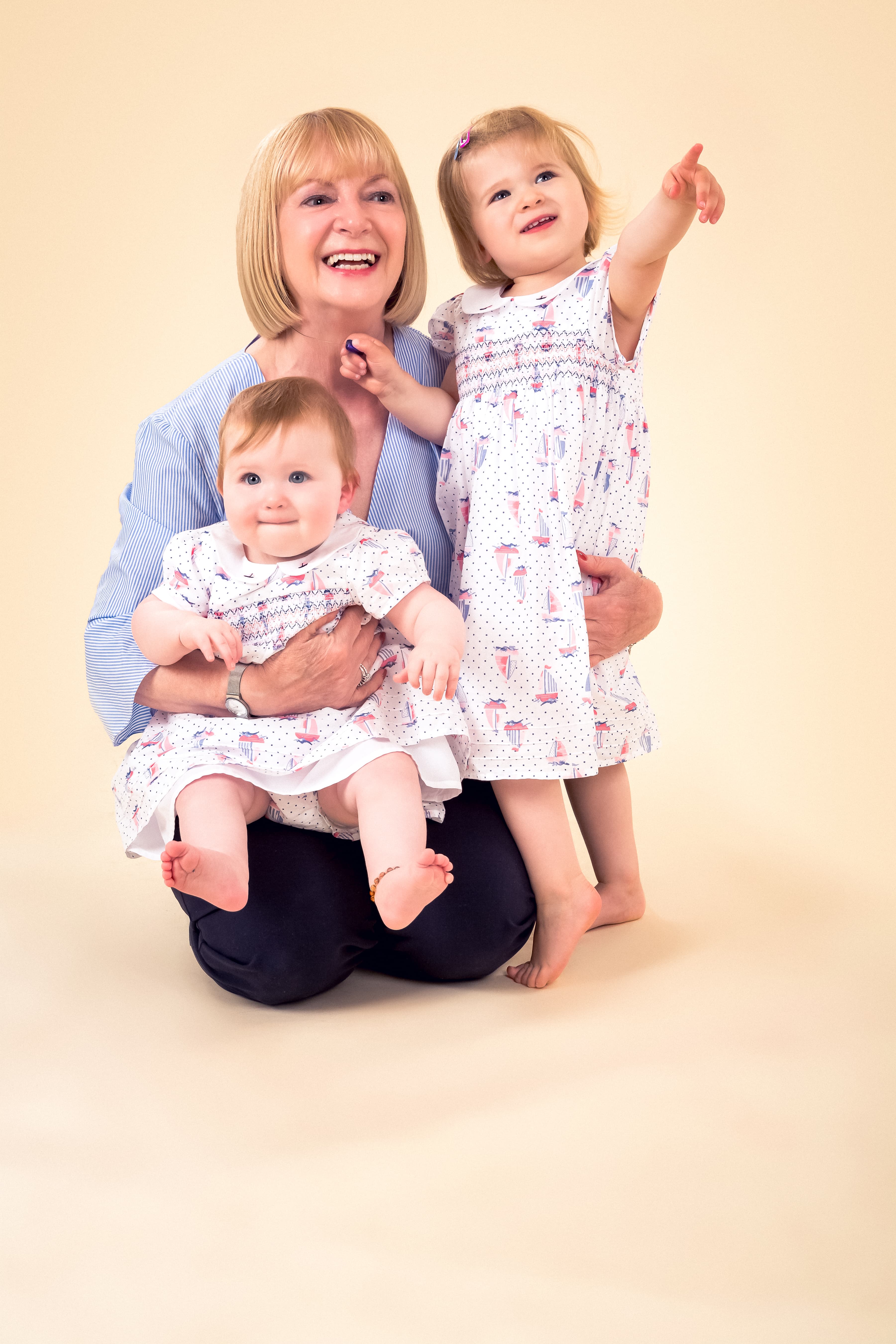 Grandmother with grandchildren