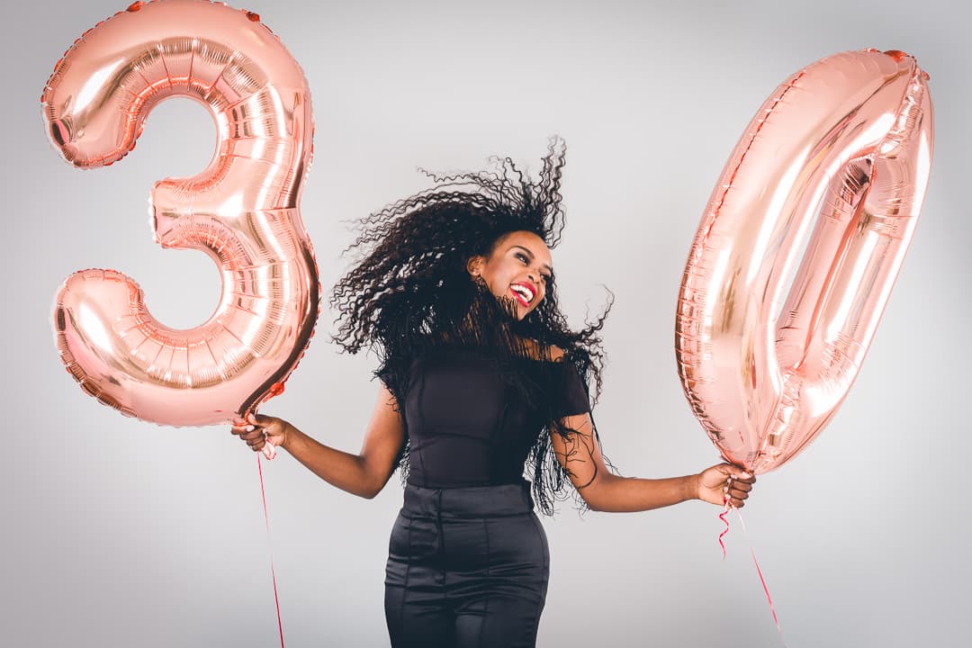 Birthday celebration makeover photoshoot Edinburgh